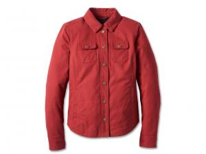 Women's 120th Anniversary Operative Riding Shirt Jacket Red 97207-23EW