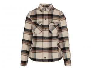 Rokker Rider Shirt "Maddison Lady Brown / Offwhite" ROK5477104