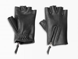 Women's Edge Cut Fingerless Leather Glove 97118-22VW