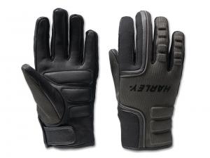 Women's H-D Waterproof Dyna Knit Mixed Media Gloves Olive & Black 98207-24VW