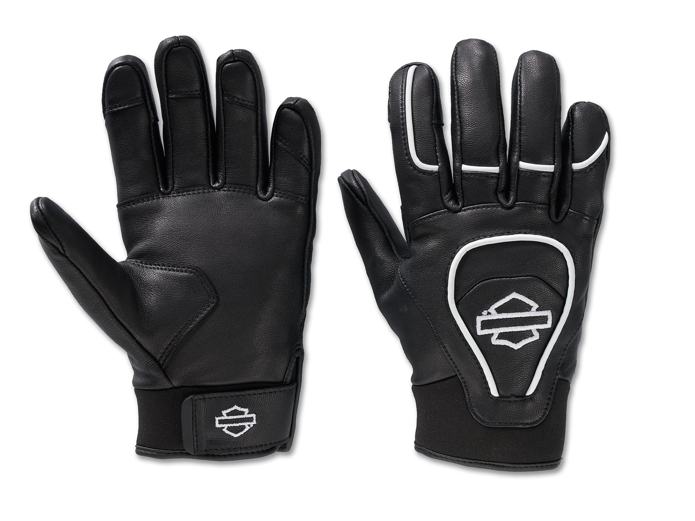 Women s Ovation Waterproof Leather Gloves 97153 24VW Gloves Women Clothing House of Flames Harley Davidson
