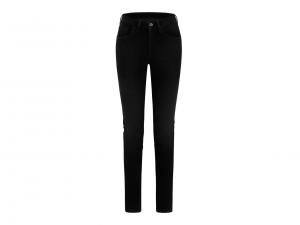 ROKKER-Jeans "RT Mid Waist Slim Black" ROK2435