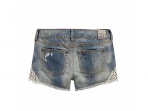 Shorts "Crocheted Accented Denim"_1
