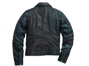 Lederjacke "Overdyed Goatskin Leather Biker Jacket"_1