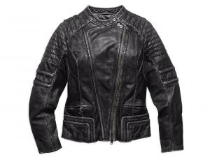 WASHED LEATHER BIKER JACKET 98116-16VW