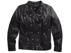 Waxed Lambskin Leather Jacket 97079-15VW