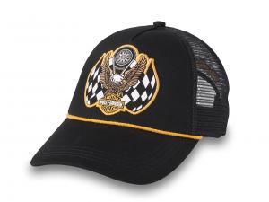 Trophy Retro Trucker Cap Black 97726-24VW