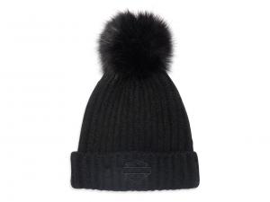 Mütze "Fireside Pom Pom - Black" 97719-23VW