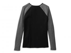 Longlseeve "Hallmark Thermal Knit Top Grey"_1