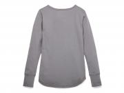 Longsleeve "Stencil Knit Top Granite Grey"_1