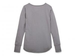 Longsleeve "Stencil Knit Top Granite Grey"_1