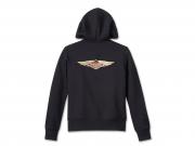 Pullover "120th Anniversary Special Zip Front Hoodie Black"_1