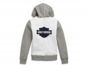 Pullover "Bar & Shield Colorblock Zip Front"_1