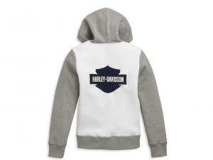 Pullover "Bar & Shield Colorblock Zip Front"_1