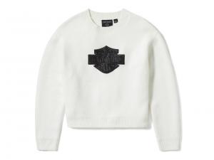 Women's Bar & Shield Sweater 96832-25VW