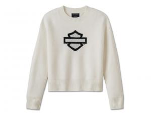 Women's Open Bar & Shield Sweater 96163-25VW