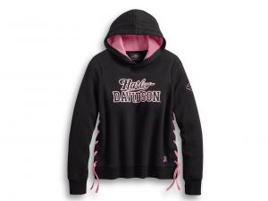PINK LABEL SIDE-LACED PULLOVER HOODIE 99066-20VW