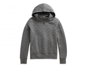 Quilted 1/4-Zip Hoodie 96151-21VW