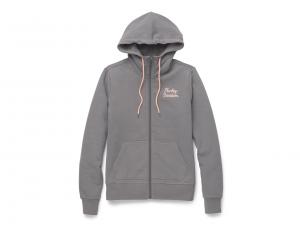 Pullover "Salute Solid Zip Front Hoodie" 96418-22VW