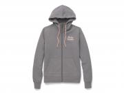 Pullover "Salute Solid Zip Front Hoodie" 96418-22VW