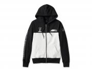 Pullover "Screamin' Eagle Zip Front Colorblock Hoodie" 97579-23VW