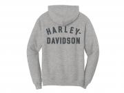 Pullover "Special Racer Font Zip Front Hoodie - Light Grey"_1