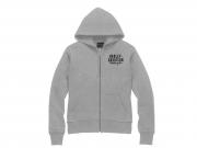 Pullover "Special Zip Front Hoodie - Light Grey" 96186-23VW