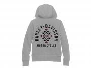 Pullover "Special Zip Front Hoodie - Light Grey"_1