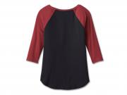 T-Shirt "120th Anniversary Speedbird Diamond Knit Top Colorblocked Black"_1