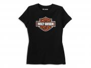 Women's Bar & Shield Graphic Tee Black 96229-22VW