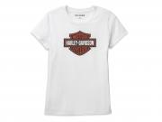 Women's Bar & Shield Graphic Tee White 96230-22VW