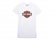 Women´s Bar & Shield Graphic Tee White 99152-22VW