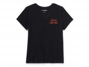 T-Shirt "Essential Bling V Neck" 96767-25VW