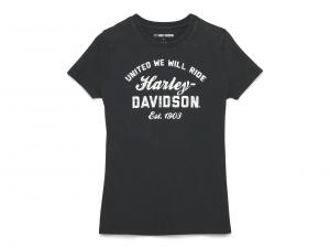 Women's Forever Metropolitan Relaxed Graphic Tee Black 96431-22VW