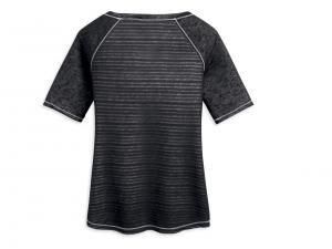 T-Shirt "Hotter & Faster Sheer Stripe"_1