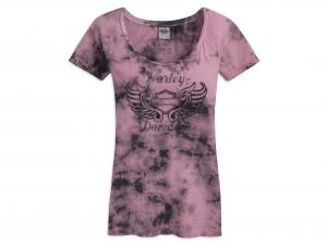 TEE-S/S, OPEN BACK SLEEVE,PNK 96185-12VW