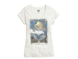 ROAD IS CALLING V-NECK TEE 96211-15VW