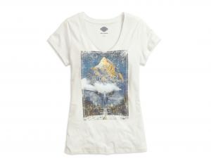 ROAD IS CALLING V-NECK TEE 96211-15VW