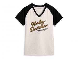 T-Shirt "United Raglan V-Neck - Cloud Dancer" 96232-23VW