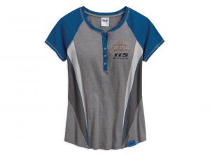 115TH ANNIVERSARY MESH INSET HENLEY 99042-18VW