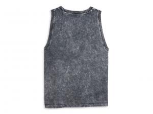 Tank-Top "Chrome Warrior Vintage Wash Muscle - Dark Grey"_1