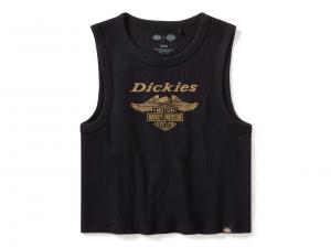 Tank-Top "Dickies x H-D Racerback Cropped Eagle Black" 96583-25VW