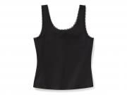 Tank-Top "Vintage Flames Bling Lace Trim Black"_1
