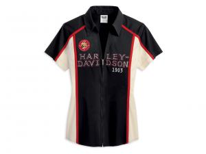 Top Colorblocked Woven Shirt 96111-13VW