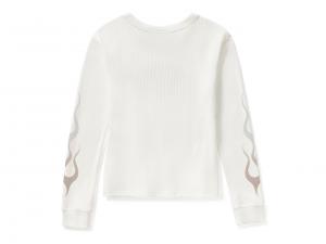 Top "Vintage Flames Knit Top Cloud Dancer"_1