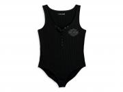 Bodysuit "Iron Bond Henley - Black" 96214-23VW
