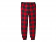Pyjama-Set "Bar & Shield Plaid Long Sleeve Red"_4