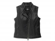 Women's Electra Studded Leather Vest 97005-22VW