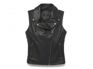Women's Electric Leather Vest 97040-22VW