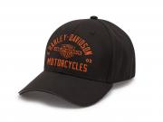 Apex Softail Stretch Fit Baseball Hat Black 97720-25VM